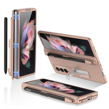 Load image into Gallery viewer, GKK Magnetic Full Coverage Phone Flip Case with Pen Slot, For Samsung Galaxy Z Fold3 5G