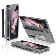 Load image into Gallery viewer, GKK Magnetic Full Coverage Phone Flip Case with Pen Slot, For Samsung Galaxy Z Fold3 5G