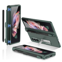 Load image into Gallery viewer, GKK Magnetic Full Coverage Phone Flip Case with Pen Slot, For Samsung Galaxy Z Fold3 5G