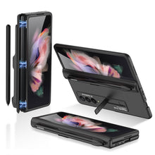 Load image into Gallery viewer, GKK Magnetic Full Coverage Phone Flip Case with Pen Slot, For Samsung Galaxy Z Fold3 5G