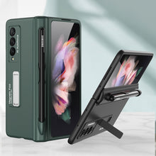 Load image into Gallery viewer, GKK Magnetic Full Coverage Phone Flip Case with Pen Slot, For Samsung Galaxy Z Fold3 5G