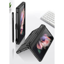 Load image into Gallery viewer, GKK Magnetic Full Coverage Phone Flip Case with Pen Slot, For Samsung Galaxy Z Fold3 5G