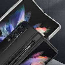 Load image into Gallery viewer, GKK Magnetic Full Coverage Phone Flip Case with Pen Slot, For Samsung Galaxy Z Fold3 5G