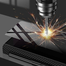 Load image into Gallery viewer, GKK Flip Tempered Glass Painted Phone Case with Pen Slot, For Samsung Galaxy Z Fold3 5G