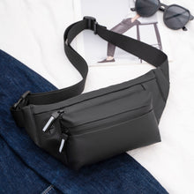 Load image into Gallery viewer, FEIHADUN cxs-321 Adjustable Oxford Cloth Waist Bag, Size: 32 x 12 x 6cm, cxs-321 (Black), cxs-321 (Grey), cxs-321 (Dark Green), cxs-321 (Silver)