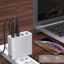 Load image into Gallery viewer, A3 PD 18W USB-C / Type-C + QC3.0 USB + Dual USB Interface Travel Charger, US Plug, EU Plug, UK Plug