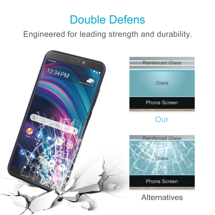 0.26mm 9H 2.5D Tempered Glass Film, For BLU View 3 (1 PC), For Cricket Debut Flip (1 PC), For HOMTOM S16 (1 PC), For ZTE Blade 10 Smart (1 PC), For BLU C5L Max (1 PC), For Cricket Vision 2 (1 PC), For Doogee X93 (1 PC), For ZTE Blade X7 (1 PC)         ...
