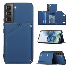 Load image into Gallery viewer, Skin Feel PU + TPU + PC Phone Case with Card Slots, For Xiaomi Redmi Note 11 Pro, For vivo S10e / V23e, For Samsung Galaxy S22 5G, For Samsung Galaxy S22+ 5G, For Samsung Galaxy S22 Ultra 5G