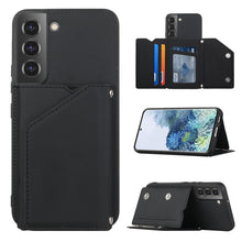Load image into Gallery viewer, Skin Feel PU + TPU + PC Phone Case with Card Slots, For Xiaomi Redmi Note 11 Pro, For vivo S10e / V23e, For Samsung Galaxy S22 5G, For Samsung Galaxy S22+ 5G, For Samsung Galaxy S22 Ultra 5G