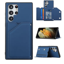 Load image into Gallery viewer, Skin Feel PU + TPU + PC Phone Case with Card Slots, For Xiaomi Redmi Note 11 Pro, For vivo S10e / V23e, For Samsung Galaxy S22 5G, For Samsung Galaxy S22+ 5G, For Samsung Galaxy S22 Ultra 5G