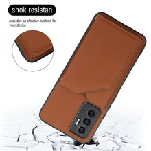 Load image into Gallery viewer, Skin Feel PU + TPU + PC Phone Case with Card Slots, For vivo S10e / V23e, For Xiaomi Redmi Note 11 Pro, For Samsung Galaxy S22 5G, For Samsung Galaxy S22+ 5G, For Samsung Galaxy S22 Ultra 5G