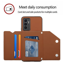 Load image into Gallery viewer, Skin Feel PU + TPU + PC Phone Case with Card Slots, For vivo S10e / V23e, For Xiaomi Redmi Note 11 Pro, For Samsung Galaxy S22 5G, For Samsung Galaxy S22+ 5G, For Samsung Galaxy S22 Ultra 5G