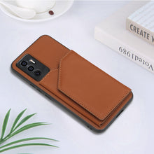 Load image into Gallery viewer, Skin Feel PU + TPU + PC Phone Case with Card Slots, For vivo S10e / V23e, For Xiaomi Redmi Note 11 Pro, For Samsung Galaxy S22 5G, For Samsung Galaxy S22+ 5G, For Samsung Galaxy S22 Ultra 5G