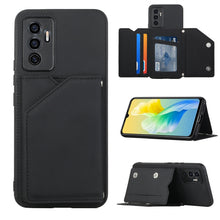 Load image into Gallery viewer, Skin Feel PU + TPU + PC Phone Case with Card Slots, For Xiaomi Redmi Note 11 Pro, For vivo S10e / V23e, For Samsung Galaxy S22 5G, For Samsung Galaxy S22+ 5G, For Samsung Galaxy S22 Ultra 5G