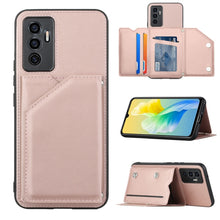 Load image into Gallery viewer, Skin Feel PU + TPU + PC Phone Case with Card Slots, For Xiaomi Redmi Note 11 Pro, For vivo S10e / V23e, For Samsung Galaxy S22 5G, For Samsung Galaxy S22+ 5G, For Samsung Galaxy S22 Ultra 5G