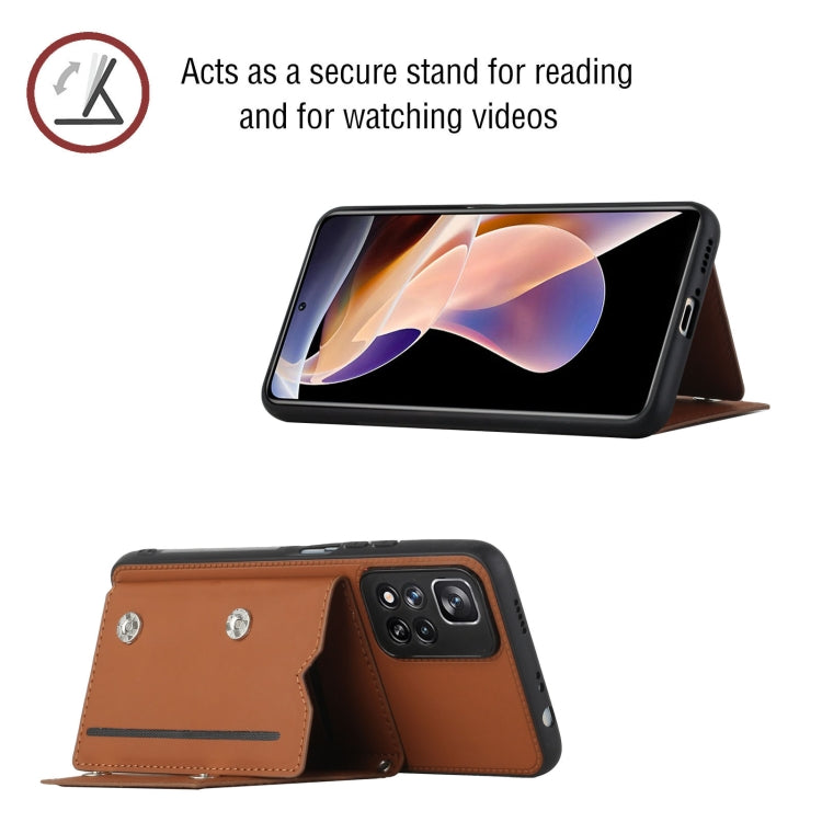 Skin Feel PU + TPU + PC Phone Case with Card Slots, For Xiaomi Redmi Note 11 Pro, For vivo S10e / V23e, For Samsung Galaxy S22 5G, For Samsung Galaxy S22+ 5G, For Samsung Galaxy S22 Ultra 5G