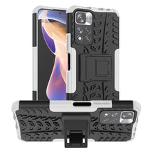 Load image into Gallery viewer, Tire Texture TPU + PC Phone Case with Holder, For OPPO Realme 8i, For Xiaomi Redmi Note 11 Pro (China), For Motorola Moto E40, For Samsung Galaxy A03 Global, For Samsung Galaxy A53 5G