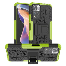 Load image into Gallery viewer, Tire Texture TPU + PC Phone Case with Holder, For OPPO Realme 8i, For Xiaomi Redmi Note 11 Pro (China), For Motorola Moto E40, For Samsung Galaxy A53 5G