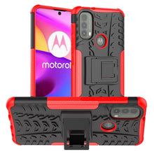 Load image into Gallery viewer, Tire Texture TPU + PC Phone Case with Holder, For OPPO Realme 8i, For Xiaomi Redmi Note 11 Pro (China), For Motorola Moto E40, For Samsung Galaxy A03 Global, For Samsung Galaxy A53 5G