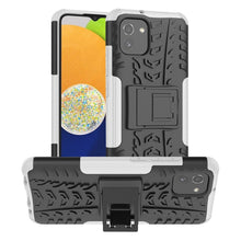 Load image into Gallery viewer, Tire Texture TPU + PC Phone Case with Holder, For OPPO Realme 8i, For Xiaomi Redmi Note 11 Pro (China), For Motorola Moto E40, For Samsung Galaxy A03 Global, For Samsung Galaxy A53 5G