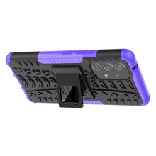 Load image into Gallery viewer, Tire Texture TPU + PC Phone Case with Holder, For Samsung Galaxy A53 5G