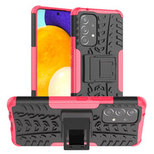 Load image into Gallery viewer, Tire Texture TPU + PC Phone Case with Holder, For OPPO Realme 8i, For Xiaomi Redmi Note 11 Pro (China), For Motorola Moto E40, For Samsung Galaxy A03 Global, For Samsung Galaxy A53 5G
