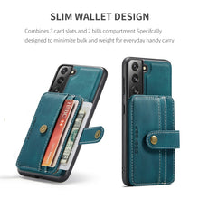 Load image into Gallery viewer, JEEHOOD RFID Blocking Anti-Theft Magnetic PU + TPU Phone Case, For Samsung Galaxy S22 5G, For Samsung Galaxy S22+ 5G