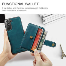 Load image into Gallery viewer, JEEHOOD RFID Blocking Anti-Theft Magnetic PU + TPU Phone Case, For Samsung Galaxy S22 5G, For Samsung Galaxy S22+ 5G