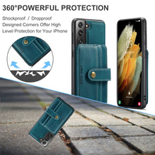 Load image into Gallery viewer, JEEHOOD RFID Blocking Anti-Theft Magnetic PU + TPU Phone Case, For Samsung Galaxy S22 5G, For Samsung Galaxy S22+ 5G