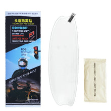 Load image into Gallery viewer, Visor Anti-fog PC Shield Helmet Lens Film, 26.5 x 8.5cm, 26.5 x 8.0cm, 25.0 x 9.0cm