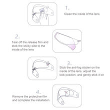 Load image into Gallery viewer, Visor Anti-fog PC Shield Helmet Lens Film, 26.5 x 8.5cm, 26.5 x 8.0cm, 25.0 x 9.0cm