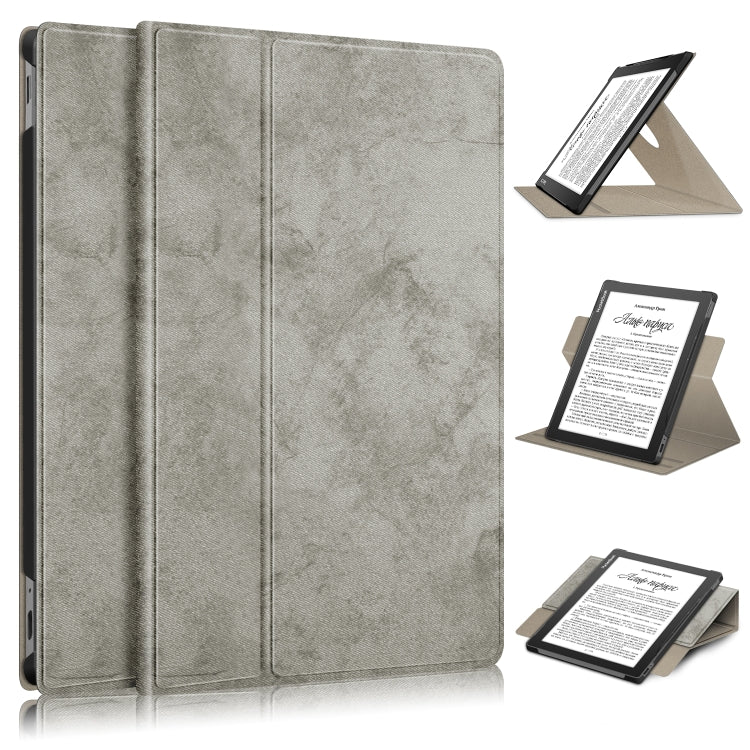 360 Degrees Rotation Leather Tablet Case, For Realme PocketBook PB970