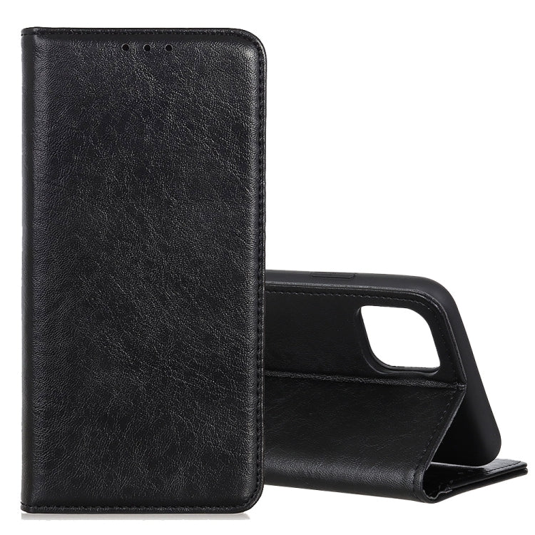 Magnetic Retro Crazy Horse Texture Horizontal Flip Leather Case with Holder & Card Slots