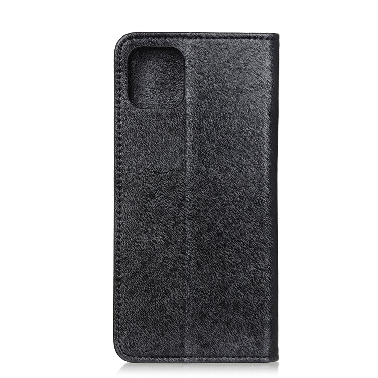 Magnetic Retro Crazy Horse Texture Horizontal Flip Leather Case with Holder & Card Slots