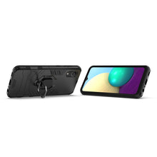 Load image into Gallery viewer, PC + TPU Shockproof Protective Phone Case with Magnetic Ring Holder, For Samsung Galaxy A03 Core