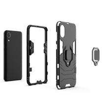 Load image into Gallery viewer, PC + TPU Shockproof Protective Phone Case with Magnetic Ring Holder, For Samsung Galaxy A03 Core