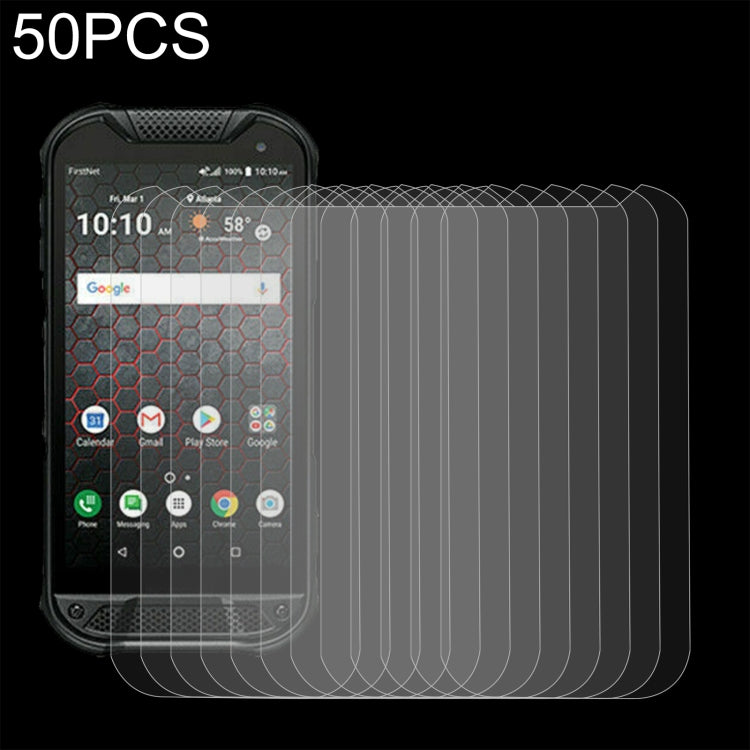 50 PCS 0.26mm 9H 2.5D Tempered Glass Film For Fujitsu Arrows 5G F-51A
