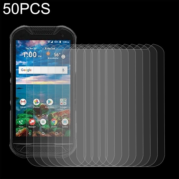 50 PCS 0.26mm 9H 2.5D Tempered Glass Film For Fujitsu Arrows 5G F-51A