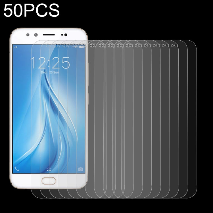 50 PCS 0.26mm 9H 2.5D Tempered Glass Film For Fujitsu Arrows 5G F-51A