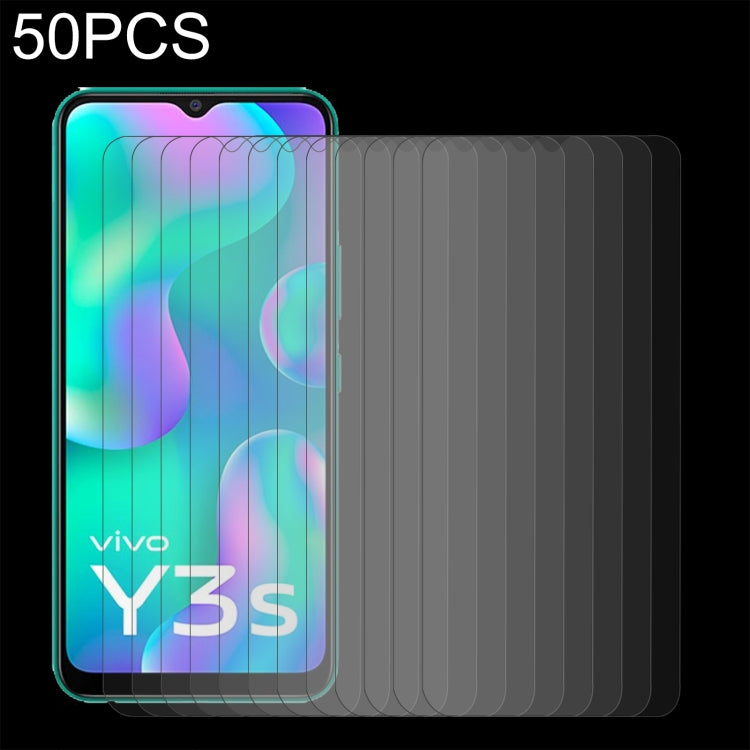 50 PCS 0.26mm 9H 2.5D Tempered Glass Film For Fujitsu Arrows 5G F-51A