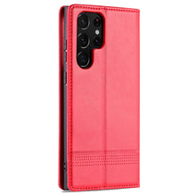 Load image into Gallery viewer, AZNS Magnetic Calf Texture Horizontal Flip Leather Phone Case, For Samsung Galaxy S22 Ultra 5G