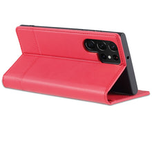 Load image into Gallery viewer, AZNS Magnetic Calf Texture Horizontal Flip Leather Phone Case, For Samsung Galaxy S22 Ultra 5G