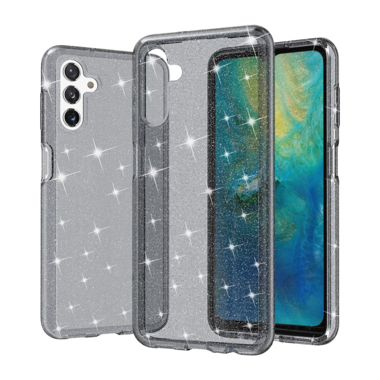 Shockproof Terminator Style Glitter Powder Protective Phone Case, For Samsung Galaxy A33 5G, For Samsung Galaxy A03s 166mm US Version, For Samsung Galaxy A13 5G, For Samsung Galaxy A53 5G