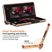 Load image into Gallery viewer, Electroplated Armor Cross Texture Phone Case, For Samsung Galaxy Z Fold3 5G, For Samsung Galaxy Z Fold2 5G