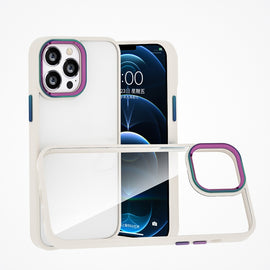 Colorful Metal Lens Ring Phone Case, For iPhone 13 mini, For iPhone 13, For iPhone 13 Pro, For iPhone 13 Pro Max, For iPhone 12 mini, For iPhone 12 / 12 Pro