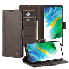 Load image into Gallery viewer, LC.IMEEKE PU + TPU Skin-friendly Feeling Leather Phone Case, For Samsung Galaxy S22 Ultra, For Samsung Galaxy S22, For Samsung Galaxy A13 5G