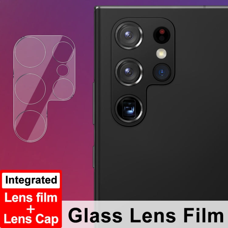 imak Integrated Rear Camera Lens Tempered Glass Film with Lens Cap, For Samsung Galaxy S22 Ultra 5G