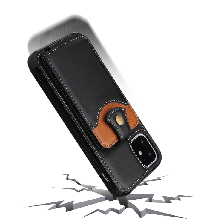 Soft Skin Leather Wallet Bag Phone Case, For iPhone 11