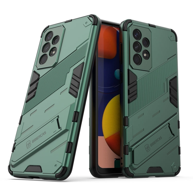Punk Armor 2 in 1 PC + TPU Shockproof Phone Case with Invisible Holder, For Samsung Galaxy A33 5G, For Samsung Galaxy A53 5G, For Samsung Galaxy A73 5G