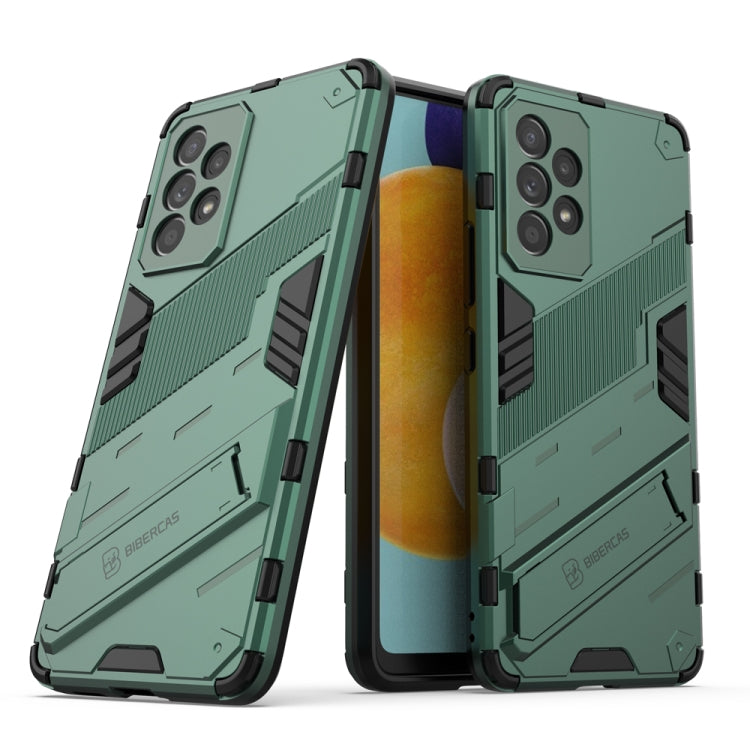 Punk Armor 2 in 1 PC + TPU Shockproof Phone Case with Invisible Holder, For Samsung Galaxy A33 5G, For Samsung Galaxy A53 5G, For Samsung Galaxy A73 5G